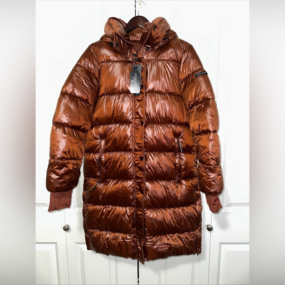 BCBGMAXAZRIA Eco-Friendly Filled Hooded Lightweight Insulated Jacket NWT M
